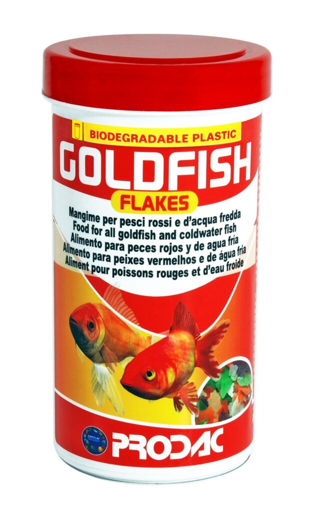 Prodac Goldfish Flakes dribsniai auksinėms žuvims 1200ml 160g цена и информация | Maistas žuvims | pigu.lt