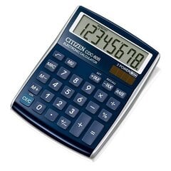 Калькулятор Citizen CDC 80BLWB, синий цена и информация | Kanceliarinės prekės | pigu.lt