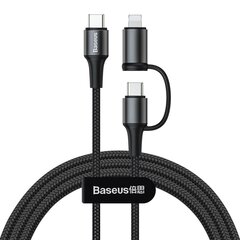 Baseus USB Typ C PD - USB Typ C, 1 m kaina ir informacija | Laidai telefonams | pigu.lt