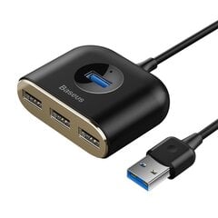 Кабель Baseus USB Type C 1 x USB 3.0 + 3 x USB 2.0 100cm CAHUB-AY01 цена и информация | Кабели для телефонов | pigu.lt