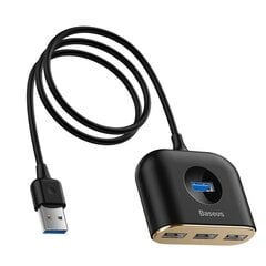 Кабель Baseus USB Type C 1 x USB 3.0 + 3 x USB 2.0 100cm CAHUB-AY01 цена и информация | Кабели для телефонов | pigu.lt