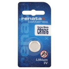 Аккумулятор RENATA CR1620-1BB, 1 шт. цена и информация | Аккумуляторы для фотоаппаратов | pigu.lt