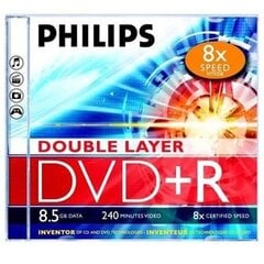 Компакт-диск Philips DVD+R DL 8.5GB в коробочке цена и информация | Виниловые пластинки, CD, DVD | pigu.lt