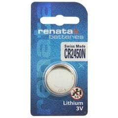 Аккумулятор RENATA CR2450-1BB, 1 шт. цена и информация | Аккумуляторы для фотоаппаратов | pigu.lt