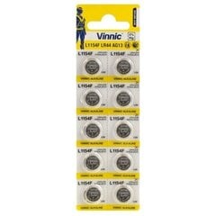 Elementai Vinnic AG13-10BB Blister Pack 10vnt kaina ir informacija | Elementai | pigu.lt