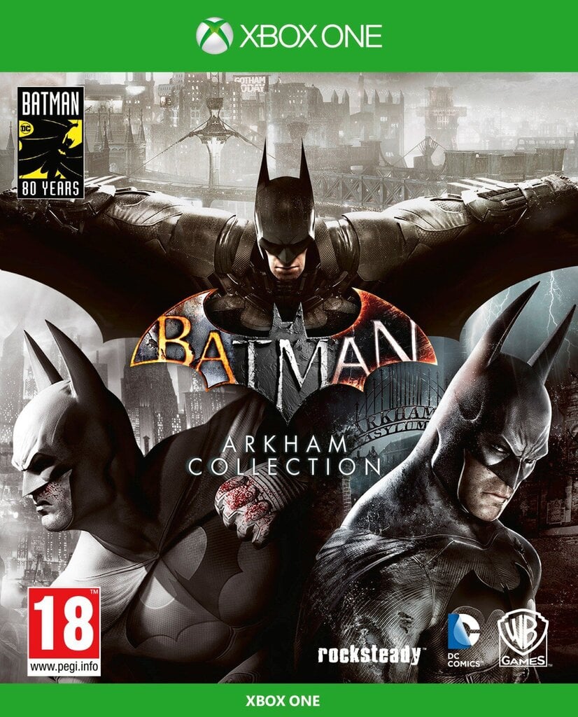 Batman: Arkham Collection Steelbook Edition, Xbox One kaina ir informacija | Kompiuteriniai žaidimai | pigu.lt