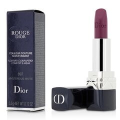 Lūpų dažai Dior Rouge Dior Couture 3,5 g, 897 Mysterious Matte kaina ir informacija | Lūpų dažai, blizgiai, balzamai, vazelinai | pigu.lt
