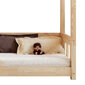 Vaikiška lova-namelis Selsey Mallory, 80x200 cm, ruda kaina ir informacija | Vaikiškos lovos | pigu.lt