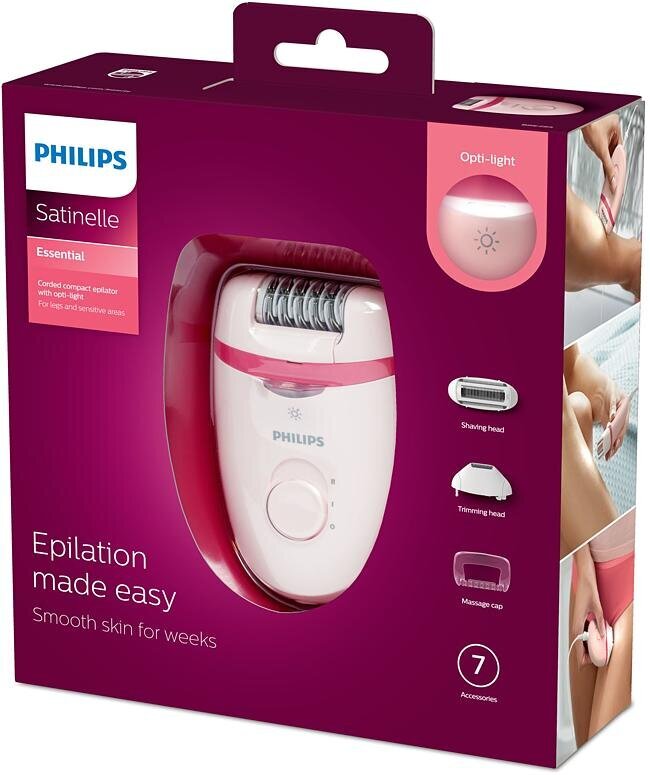 Philips Satinelle Essential BRE285/00 kaina ir informacija | Epiliatoriai | pigu.lt