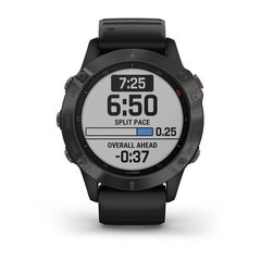 Garmin fēnix® 6 Sapphire Carbon Grey DLC/Black цена и информация | Смарт-часы (smartwatch) | pigu.lt