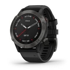 Garmin fēnix® 6 Saphire Carbon Grey DLC/Black kaina ir informacija | Išmanieji laikrodžiai (smartwatch) | pigu.lt