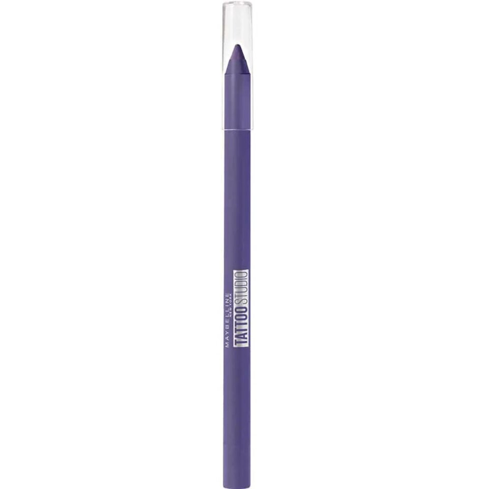 Gelinis akių kontūro pieštukas Maybelline New York Tattoo Liner, 940 Rich Amethyst, 1.3 g цена и информация | Akių šešėliai, pieštukai, blakstienų tušai, serumai | pigu.lt