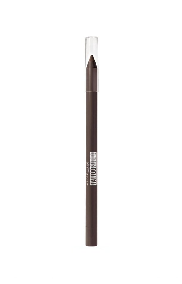 Gelinis Akių Kontūro Pieštukas Maybelline New York Tattoo Liner Bold Brown, Ryški Ruda kaina ir informacija | Akių šešėliai, pieštukai, blakstienų tušai, serumai | pigu.lt