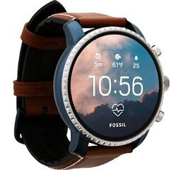 Fossil Gen 4 FTW4016, 45 mm, Ruda/Mėlyna kaina ir informacija | Išmanieji laikrodžiai (smartwatch) | pigu.lt