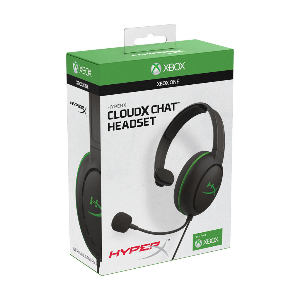 HyperX CloudX Chat Chat HX-HSCCHX-BK/WW kaina ir informacija | Ausinės | pigu.lt