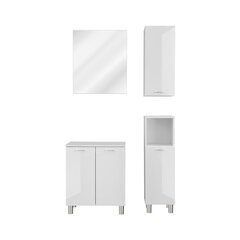 Комплект мебели для ванной NIKA, белый цена и информация | Комплекты в ванную | pigu.lt