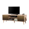 TV staliukas Selsey Smartser 140 cm, rudas