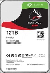 Drive Seagate IronWolf ST12000VN0008 (12 TB ; 3.5 Inch; SATA; 256 MB; 7200 rpm) цена и информация | Внутренние жёсткие диски (HDD, SSD, Hybrid) | pigu.lt