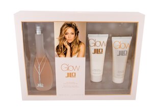 Комплект Jennifer Lopez Glow JLO: EDТ для женщин 100 мл + гель для душа 75 мл + лосьон для тела 75 мл цена и информация | Женские духи | pigu.lt