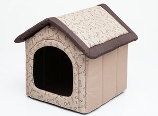 Лежак-конура Hobbydog R2 кости, 44x38x45 см, песочный цена и информация | Лежаки, домики | pigu.lt