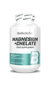 Пищевая добавка BioTech Magnesium+Chelate, 60 капсул цена и информация | Витамины | pigu.lt