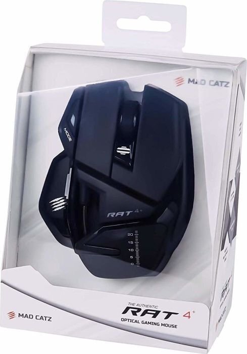 Mad Catz R.A.T. 4+, juoda kaina ir informacija | Pelės | pigu.lt