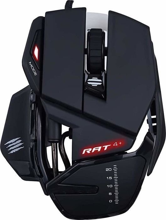 Mad Catz R.A.T. 4+, juoda kaina ir informacija | Pelės | pigu.lt