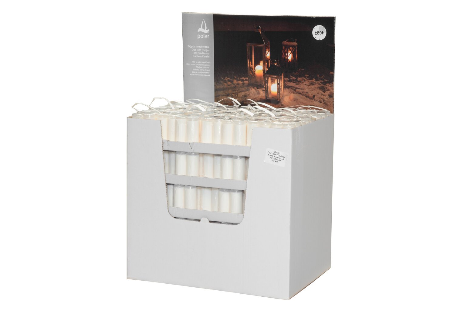 Aliejinių kapų žvakių įdėklų rinkinys, dega 80 val, 6 vnt kaina ir informacija | Kapų žvakės | pigu.lt