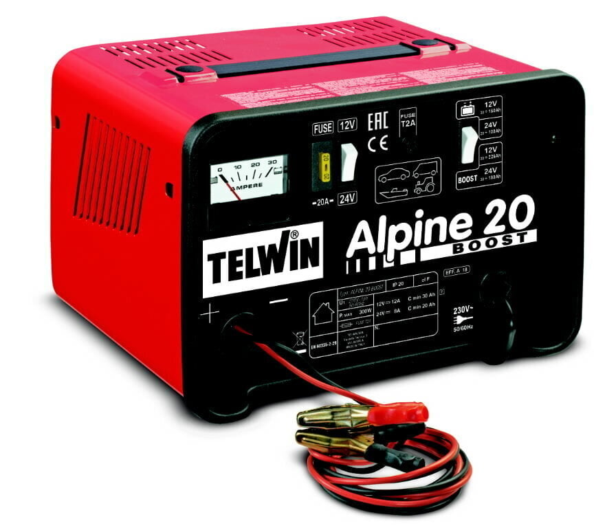 Akumuliatoriaus pakrovėjas Alpione 20 Boost Telwin kaina ir informacija | Akumuliatorių krovikliai | pigu.lt