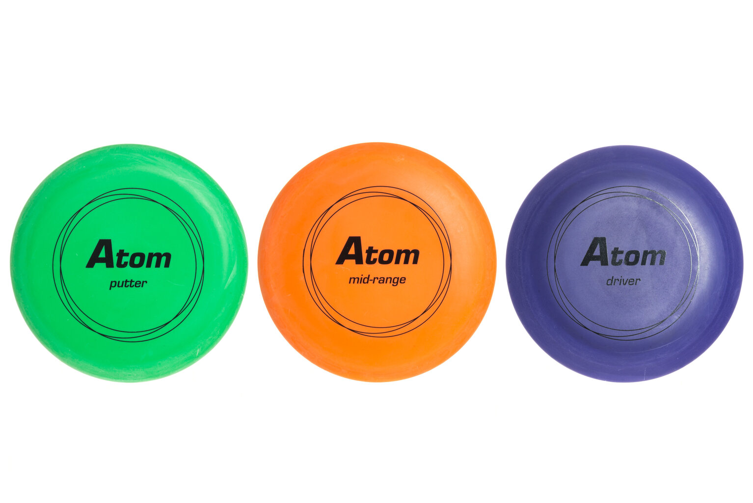 Skraidančių diskų rinkinys Atom Sports Frisbee Golf, 3 vnt цена и информация | Diskgolfas | pigu.lt