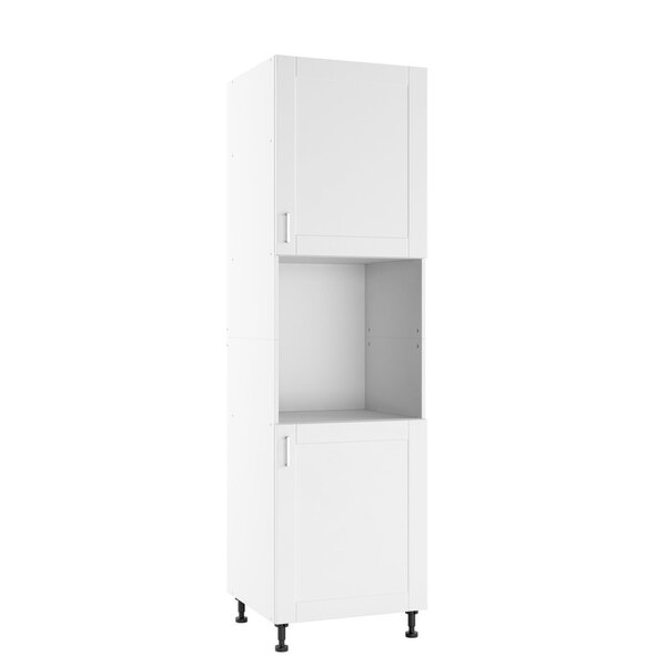 Высокий кухонный шкафчик для духовки Lupus Milano 2D 60 см, белый цена |  pigu.lt