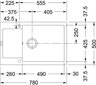 Akmens masės plautuvė Franke Maris, MRG 611-78 XL, Onyx цена и информация | Virtuvinės plautuvės | pigu.lt