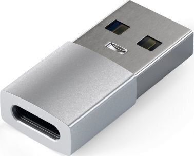 Adapteris USB-A į USB-C Satechi, sidabrinės spalvos kaina ir informacija | Adapteriai, USB šakotuvai | pigu.lt