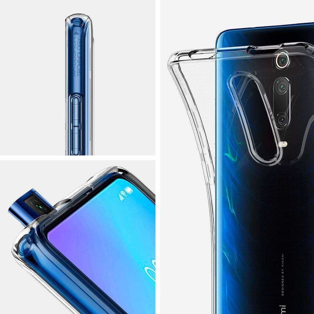 Dėklas Spigen Liquid Crystal Xiaomi Mi 9T/9T Pro skaidrus цена и информация | Telefono dėklai | pigu.lt