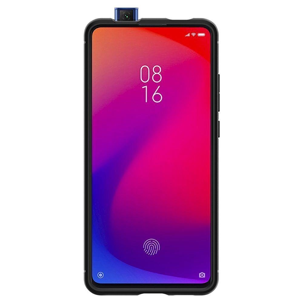 Dėklas Spigen Rugged Armor Xiaomi Mi 9T/9T Pro juodas kaina ir informacija | Telefono dėklai | pigu.lt