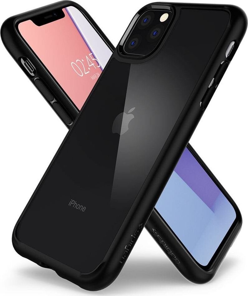 Dėklas SPIGEN skirtas IPHONE 11 PRO, juoda kaina ir informacija | Telefono dėklai | pigu.lt