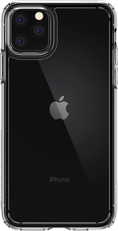 Spigen 075CS27135, skirtas iPhone 11 Pro Max, skaidrus kaina ir informacija | Telefono dėklai | pigu.lt