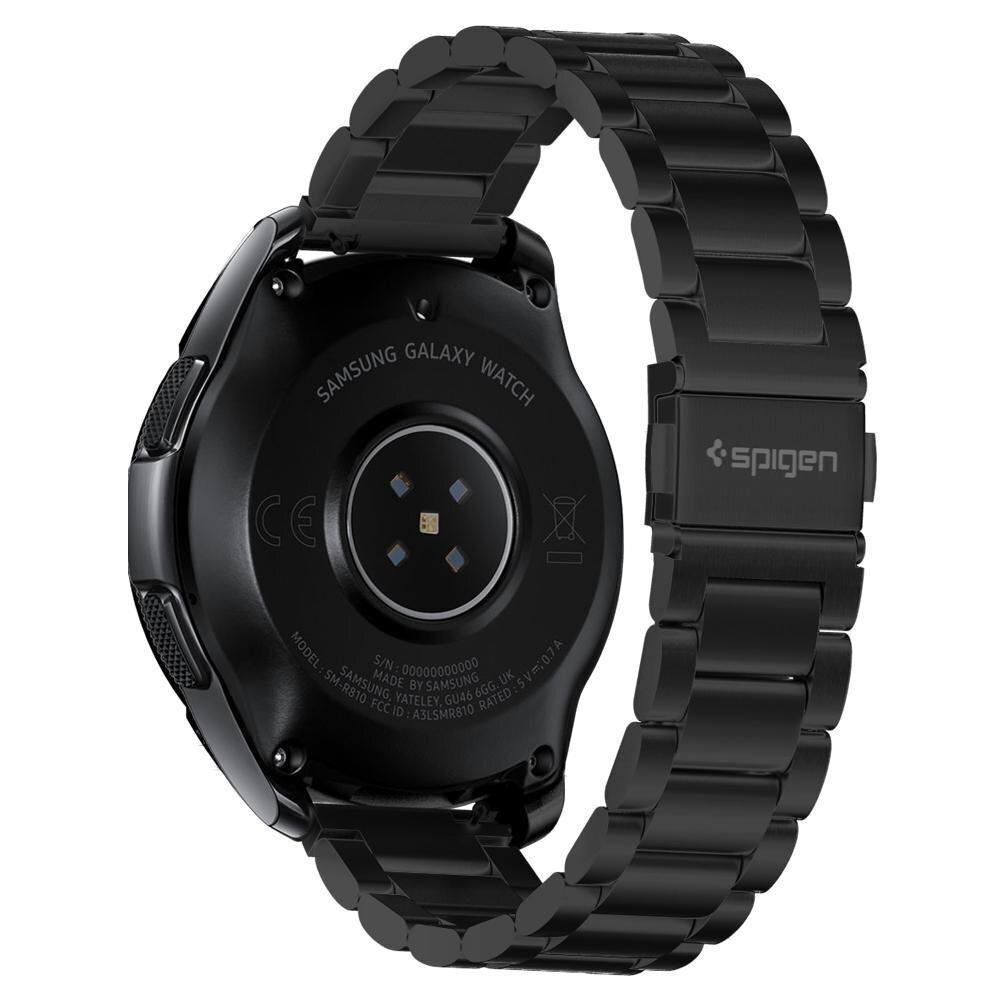 Spigen Modern Fit Black цена и информация | Išmaniųjų laikrodžių ir apyrankių priedai | pigu.lt