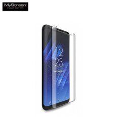 MyScreen 3D Edge Expert 0.2mm Curved Full Surface Silk Touch Tempered Glass Samsung Galaxy S9+ (G965) kaina ir informacija | Apsauginės plėvelės telefonams | pigu.lt