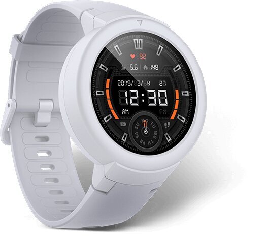 Amazfit Verge Lite Snowcap White цена и информация | Išmanieji laikrodžiai (smartwatch) | pigu.lt
