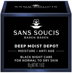 Drėkinamasis naktinis kremas Sans Soucis Moisture Deep Moist Depot Sleeping, 50 ml kaina ir informacija | Veido kremai | pigu.lt