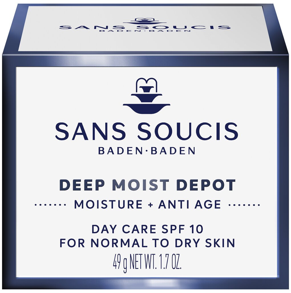 Dieninis veido kremas Sans Soucis Deep Moist Depot Day Care SPF 10, 50 ml kaina ir informacija | Veido kremai | pigu.lt