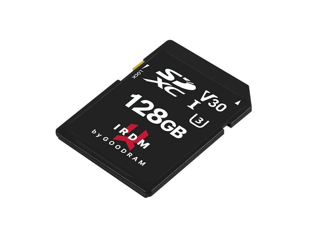 GoodRam IRDM IR-S3A0-1280R12 (128GB; V30; Memory card) цена и информация | Atminties kortelės fotoaparatams, kameroms | pigu.lt