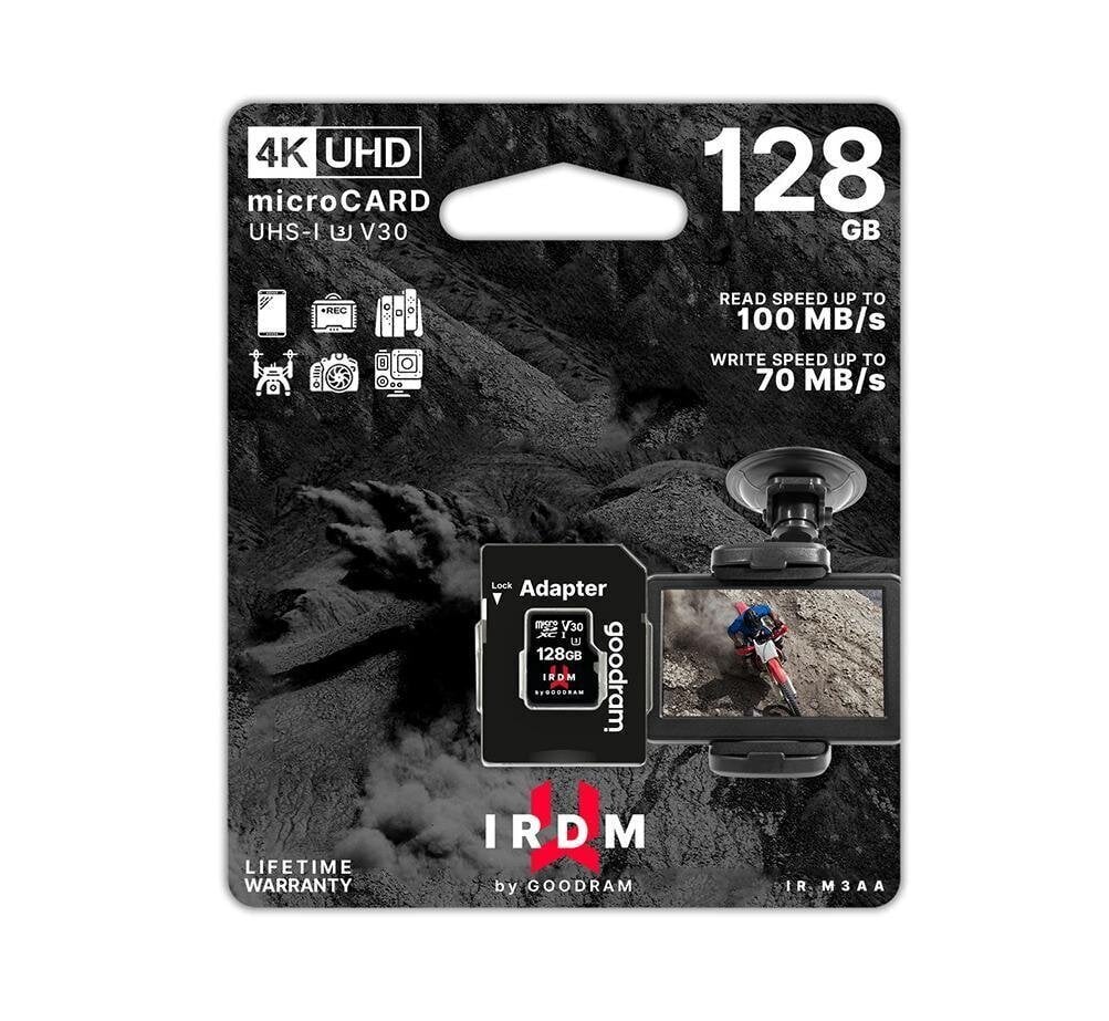 GoodRam microSDXC 128GB kaina ir informacija | Atminties kortelės fotoaparatams, kameroms | pigu.lt