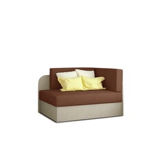 Sofa NORE Rosa, ruda/kreminė kaina ir informacija | Sofos | pigu.lt