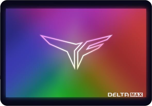 SSD 2,5 1TB Team T-FORCE Delta Max RGB цена и информация | Vidiniai kietieji diskai (HDD, SSD, Hybrid) | pigu.lt