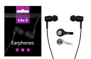 ILike Earphones IEA01BK kaina ir informacija | Ausinės | pigu.lt