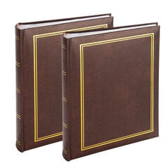 Альбом B 10x15/200M Classic, коричневый 2 шт. цена и информация | Рамки, фотоальбомы | pigu.lt
