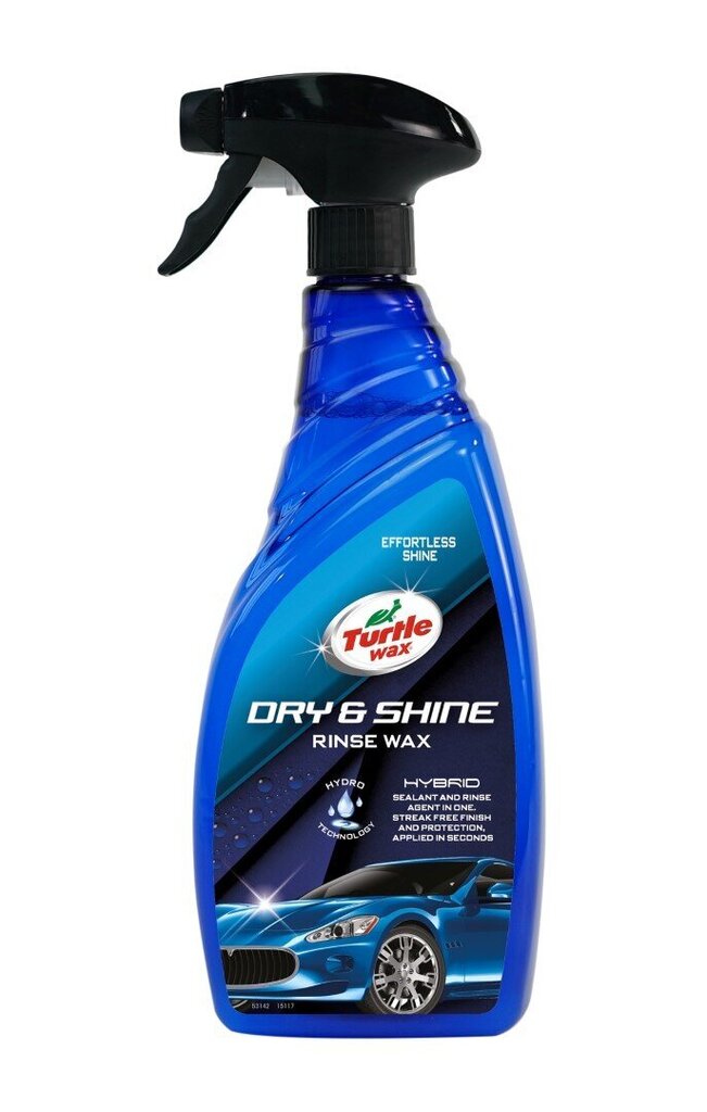 Džioviklis-vaškas HYBRID DRY and SHINE Turtle Wax 750ML kaina ir informacija | Autochemija | pigu.lt