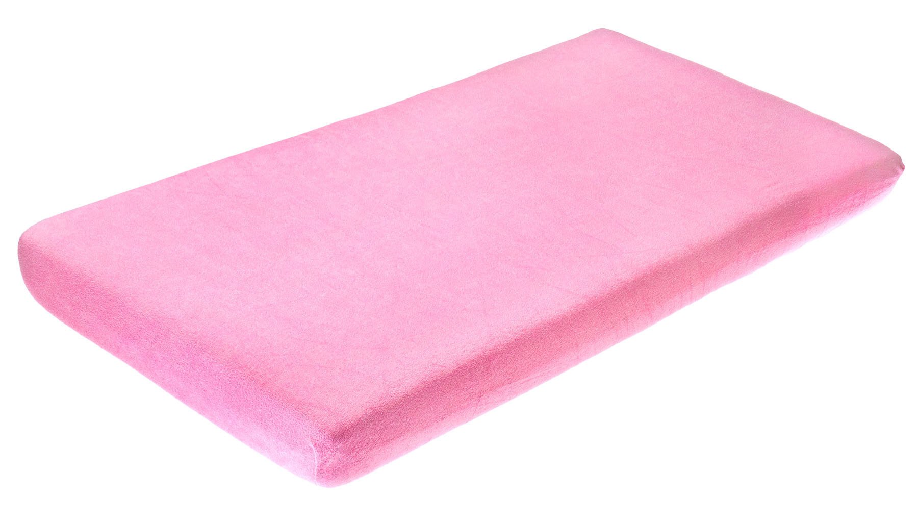 Paklodė su guma frotte, rožinė, 120x60, Sensillo, 2145 цена и информация | Paklodės | pigu.lt